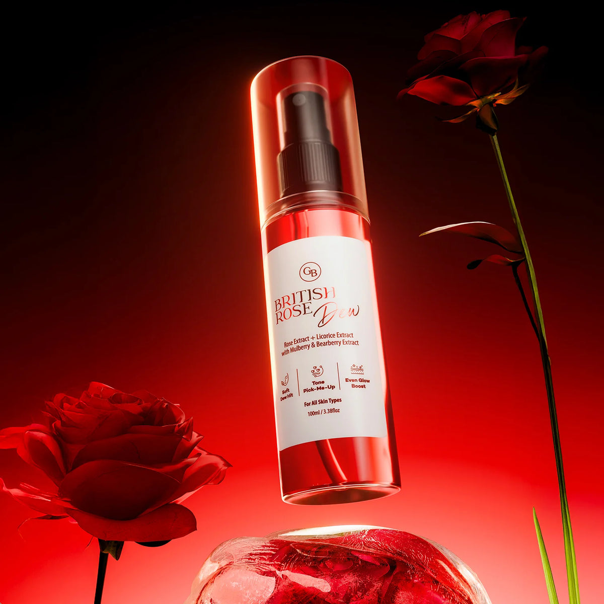 British Rose Dew Face Mist with Licorice & Mulberry