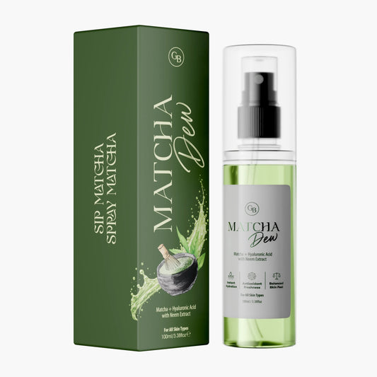 Matcha Dew Hyaluronic Acid Face Mist with Neem & Tea Tree