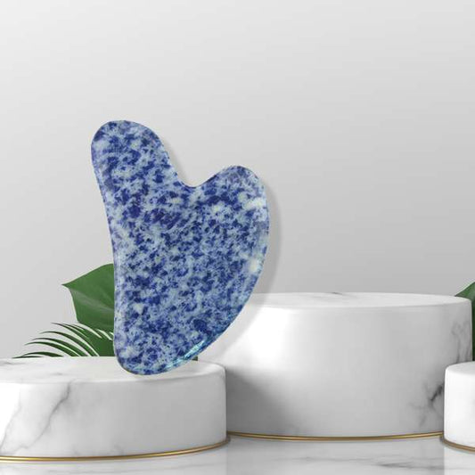 Blue Spot Jasper Stone - Gua Sha Facial Tool