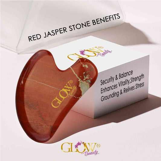 Red Jasper Stone - Gua Sha Facial Tool