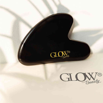 Black Obsidian Stone - Gua Sha Facial Tool