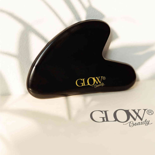 Black Obsidian Stone - Gua Sha Facial Tool