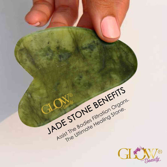 Green Jade Stone - Gua Sha Facial Tool