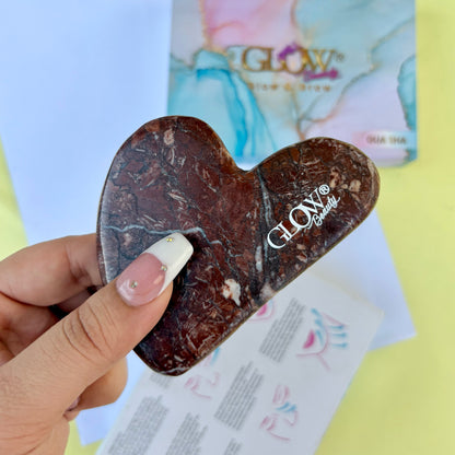 Red Jasper Extra Thick Cut Gua Sha