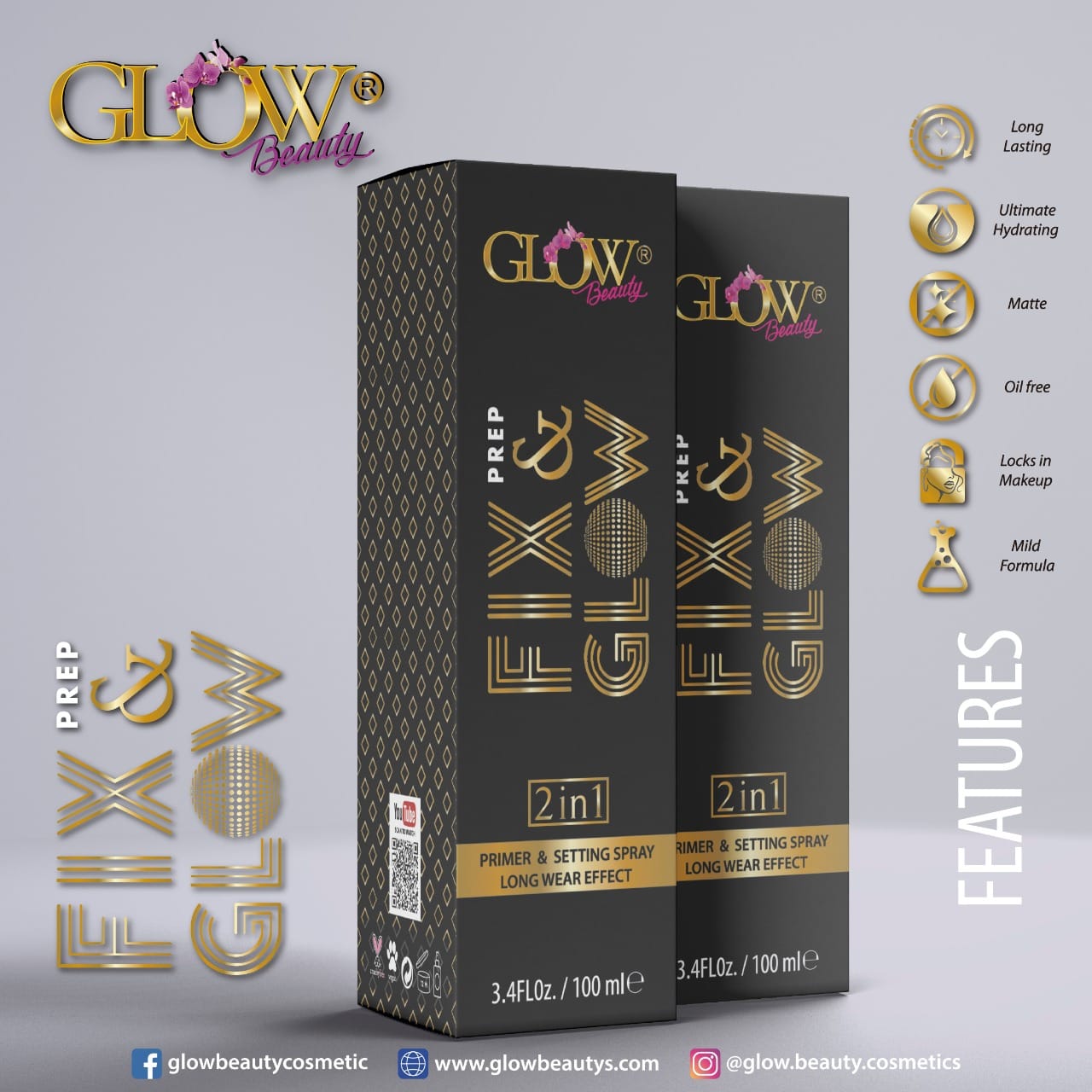 Fixing Spray - Prep Fix & Glow