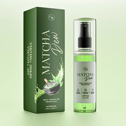 Matcha Dew Hyaluronic Acid Face Mist with Neem & Tea Tree