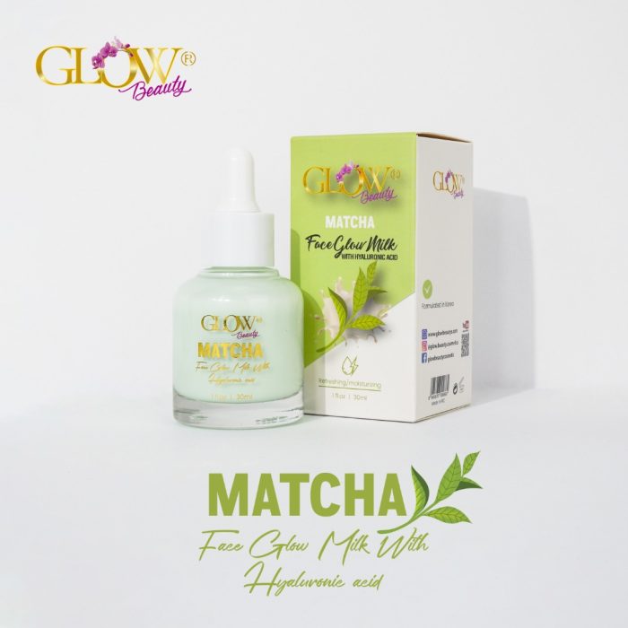 Glow Matcha face Serum with Hyaluronic acid